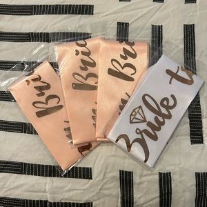 Bride and Team Bride Sashes